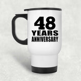 48th Anniversary 48 Years - White Travel Mug