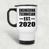 Engineering Technician Established EST. 2020 - White Travel Mug