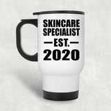 Skincare Specialist Established EST. 2020 - White Travel Mug