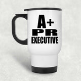 A+ Pr Executive - White Travel Mug