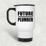 Future Plumber - White Travel Mug