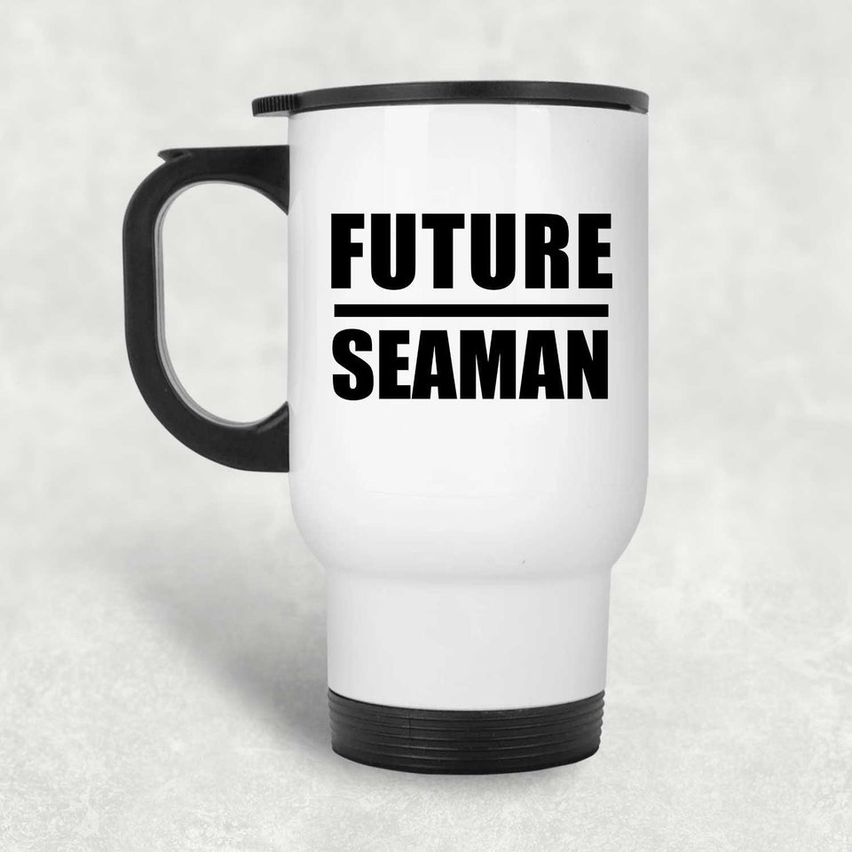 Future Seaman - White Travel Mug
