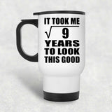 3rd Birthday Took Square Root of 9 Years To Look Good - White Travel Mug