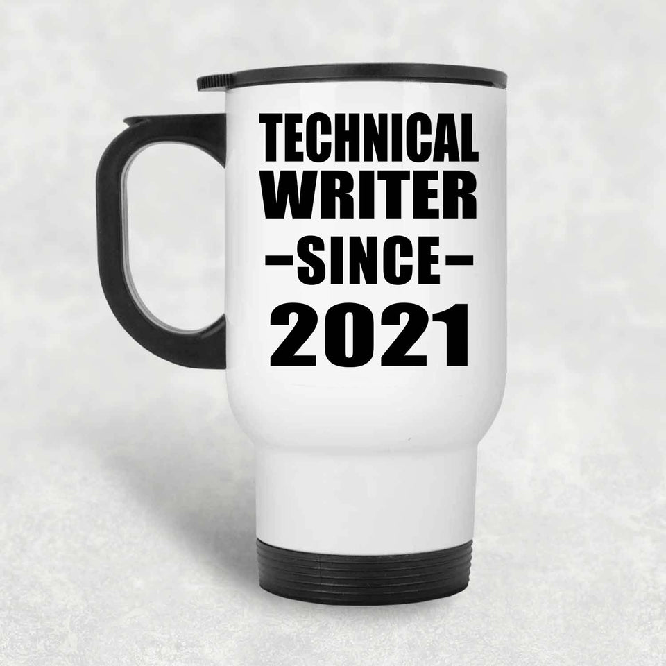Technical Writer Since 2021 - White Travel Mug
