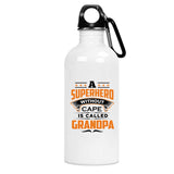 A Superhero Without Cape is Called Grandpa - Water Bottle