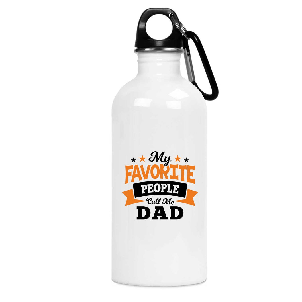 My Favorite People Call Me Dad - Water Bottle