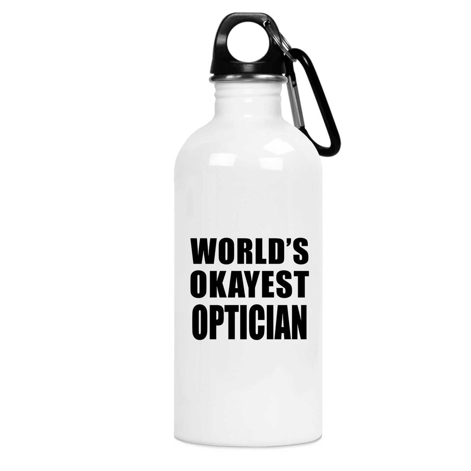 World's Okayest Optician - Water Bottle