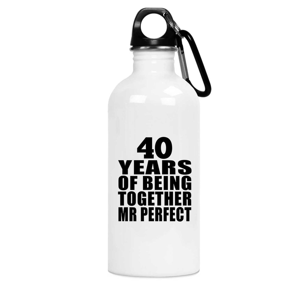 40th Anniversary 40 Years Of Being Mr Perfect - Water Bottle