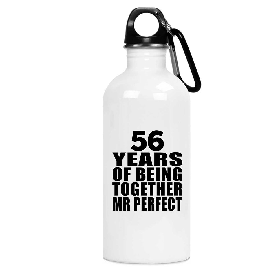 56th Anniversary 56 Years Of Being Mr Perfect - Water Bottle