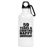 Happy 59th Anniversary 59 Years & Counting - Water Bottle