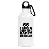 Happy 66th Anniversary 66 Years & Counting - Water Bottle
