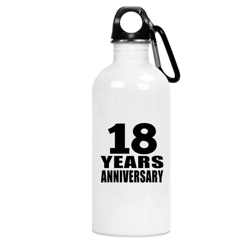 18th Anniversary 18 Years - Water Bottle