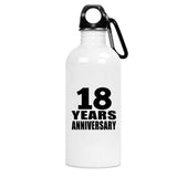 18th Anniversary 18 Years - Water Bottle