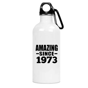 51st Birthday Amazing Since 1973 - Water Bottle