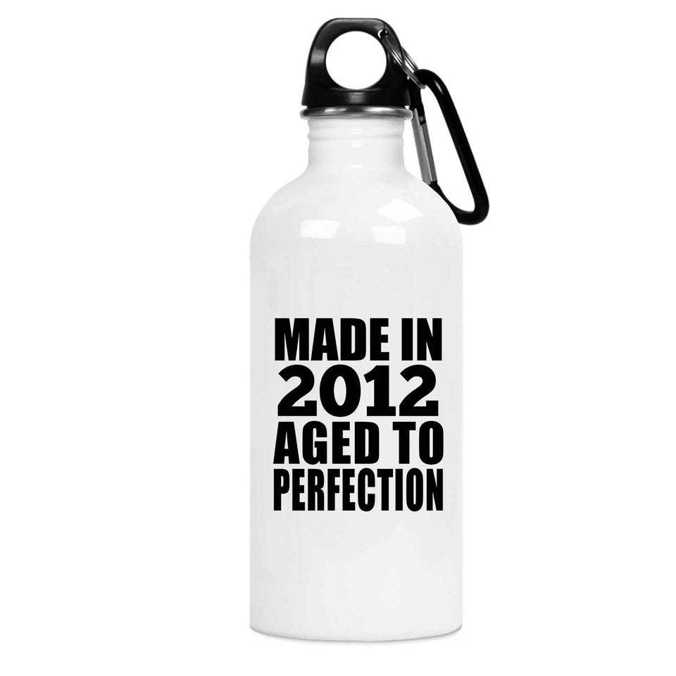 12th Birthday Made In 2012 Aged to Perfection - Water Bottle