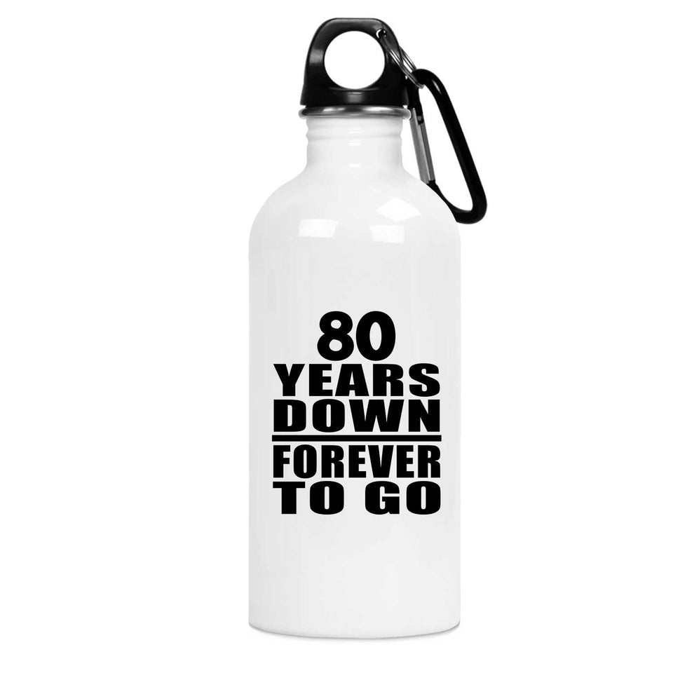 80th Anniversary 80 Years Down Forever to Go - Water Bottle