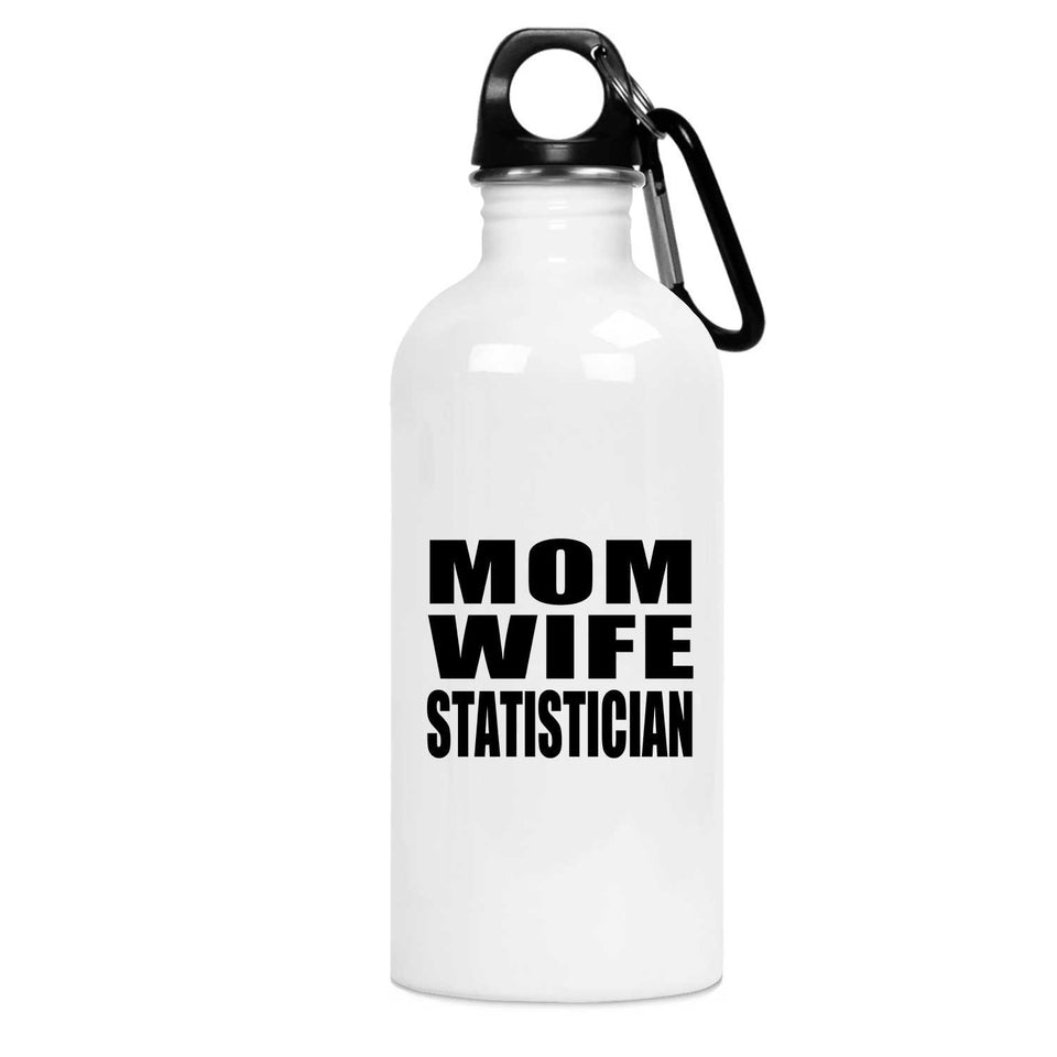 Mom Wife Statistician - Water Bottle