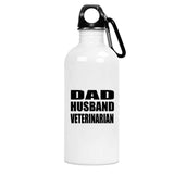 Dad Husband Veterinarian - Water Bottle