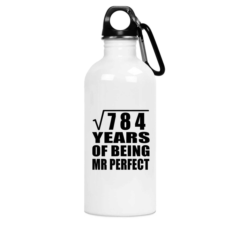 28th Anniversary Square Root of 784 Years of Mr Perfect - Water Bottle