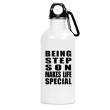 Being Step Son Makes Life Special - Water Bottle