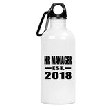HR Manager Established EST. 2018 - Water Bottle