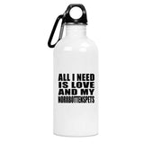 All I Need Is Love And My Norrbottenspets - Water Bottle