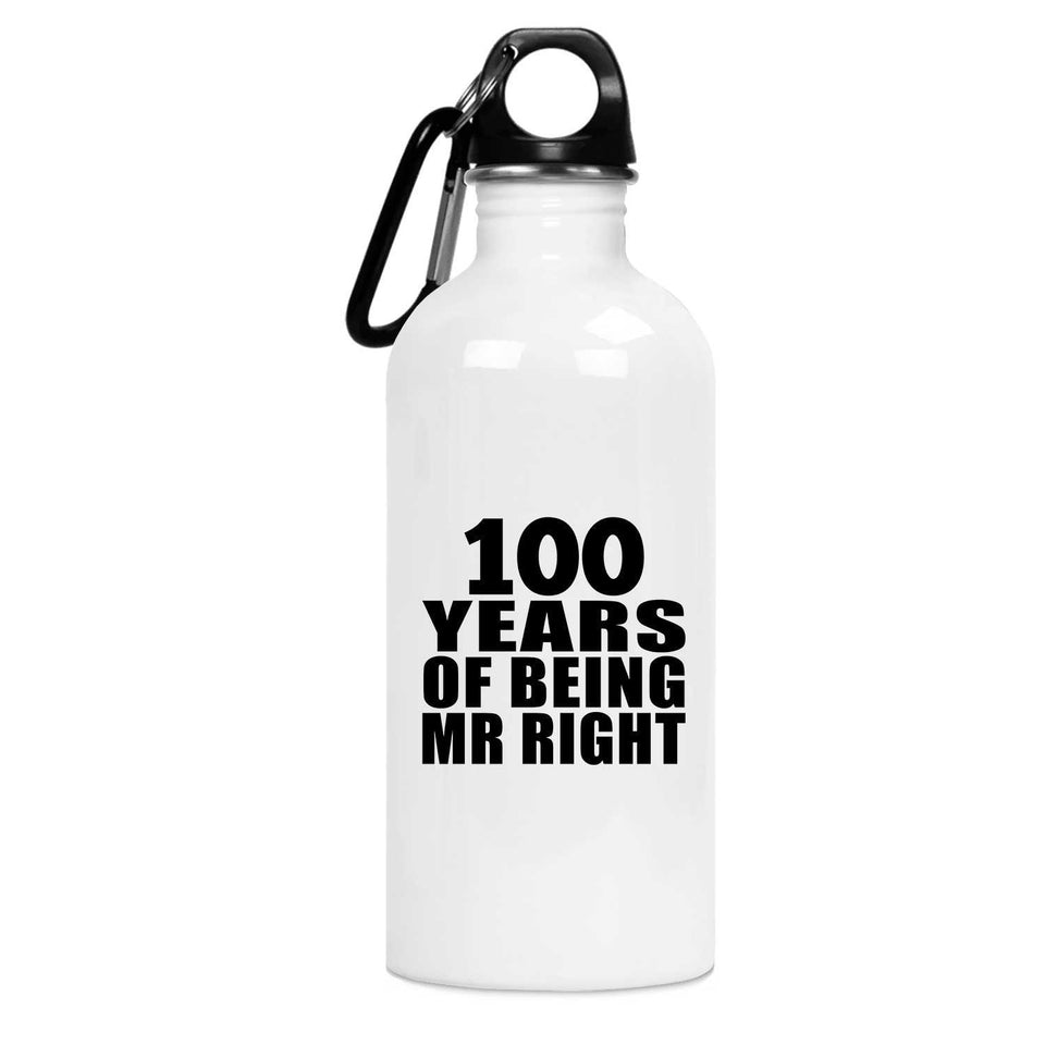 100th Anniversary 100 Years Of Being Mr Right - Water Bottle