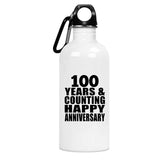 Happy 100th Anniversary 100 Years & Counting - Water Bottle