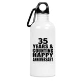 Happy 35th Anniversary 35 Years & Counting - Water Bottle