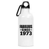 51st Birthday Fabulous Since 1973 - Water Bottle