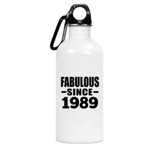 35th Birthday Fabulous Since 1989 - Water Bottle