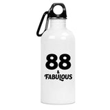 88th Birthday 88 & Fabulous - Water Bottle