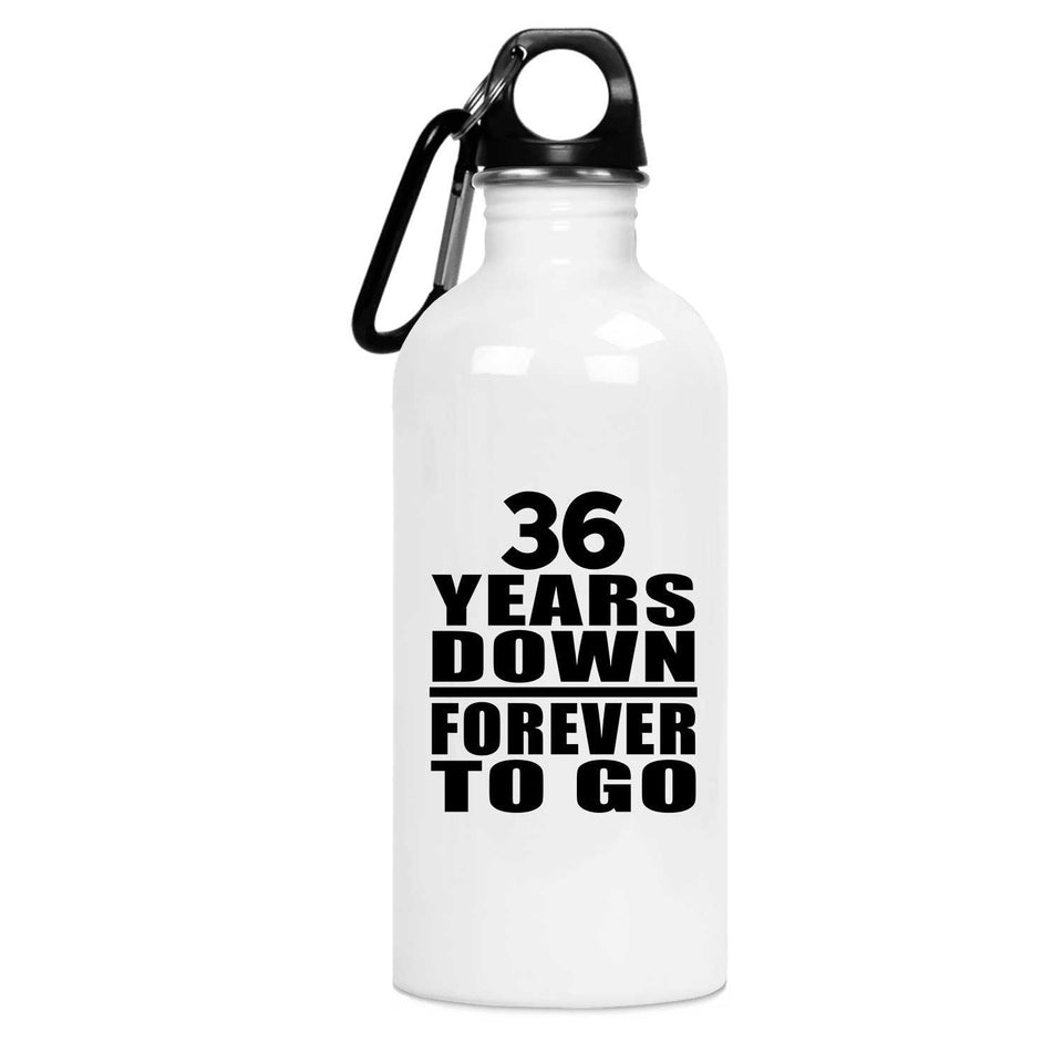 36th Anniversary 36 Years Down Forever to Go - Water Bottle