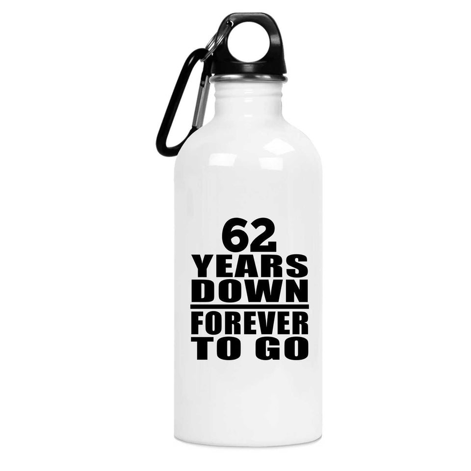 62nd Anniversary 62 Years Down Forever to Go - Water Bottle