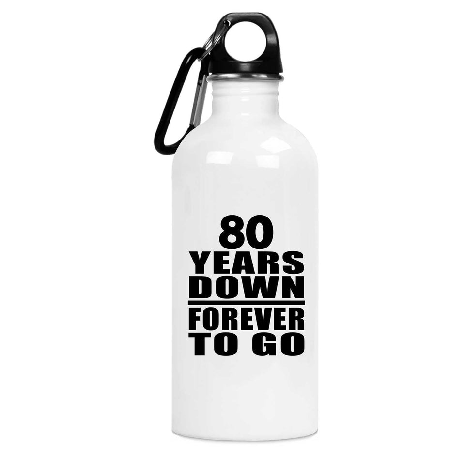 80th Anniversary 80 Years Down Forever to Go - Water Bottle