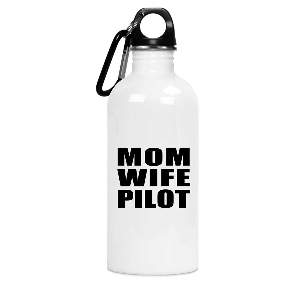 Mom Wife Pilot - Water Bottle