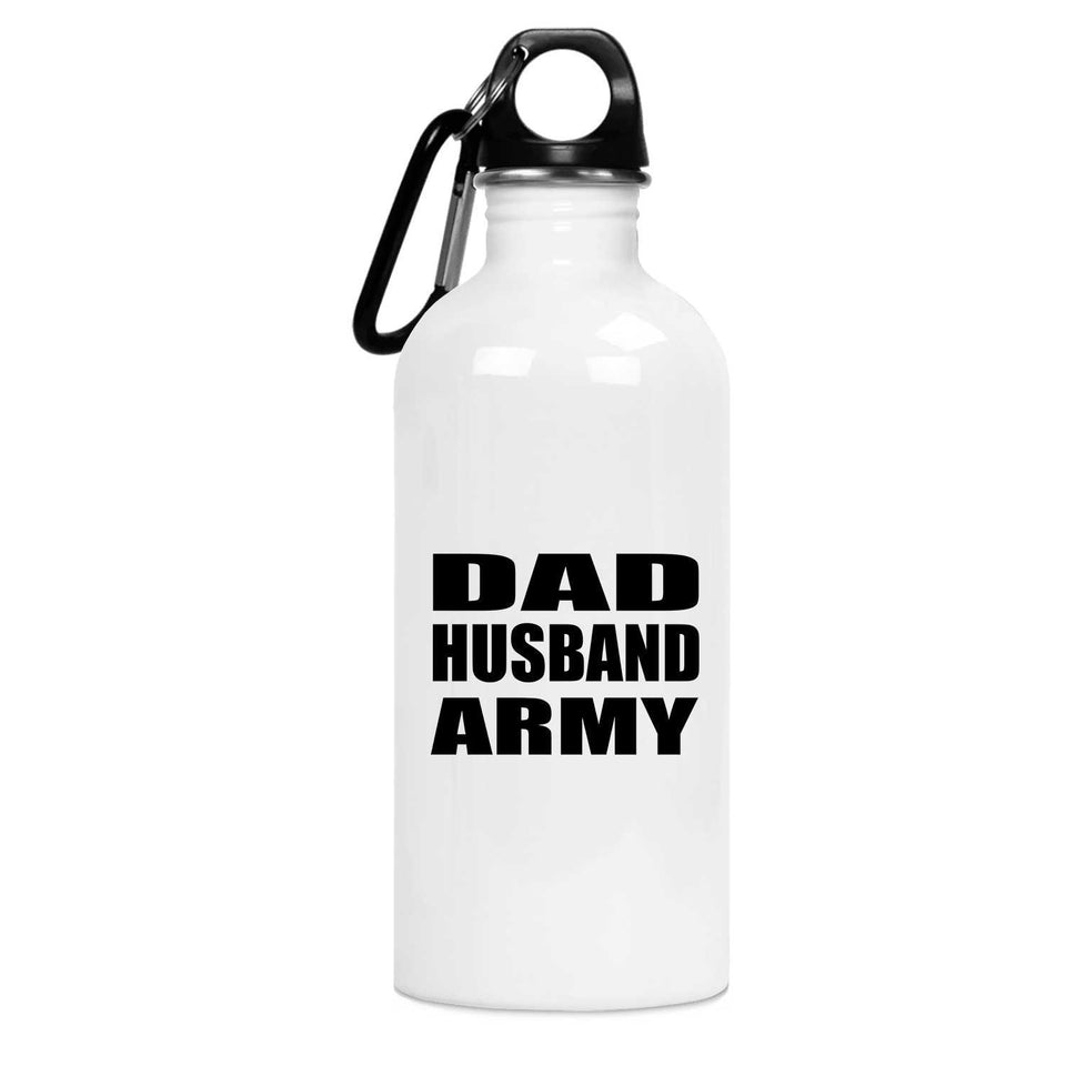 Dad Husband Army - Water Bottle