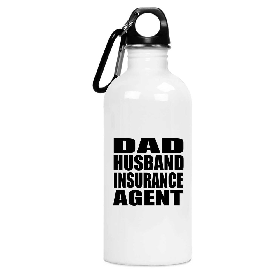 Dad Husband Insurance Agent - Water Bottle