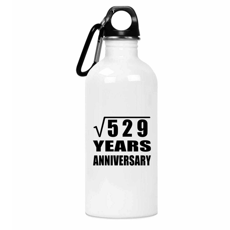 23rd Anniversary Square Root of 529 Years Anniversary - Water Bottle
