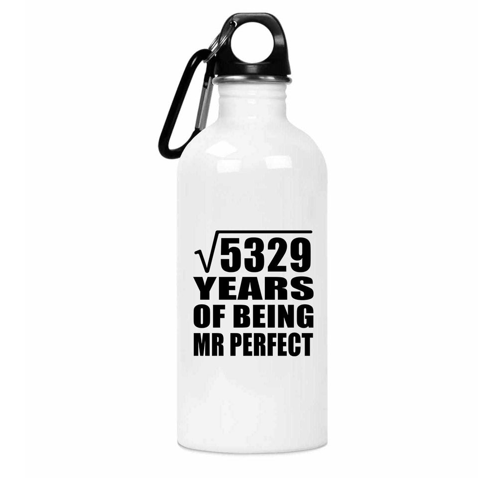 73rd Anniversary Square Root of 5329 Years of Mr Perfect - Water Bottle