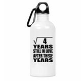 2nd Anniversary Square Root of 4 Years Still In Love - Water Bottle