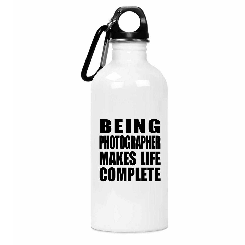 Being Photographer Makes Life Complete - Water Bottle