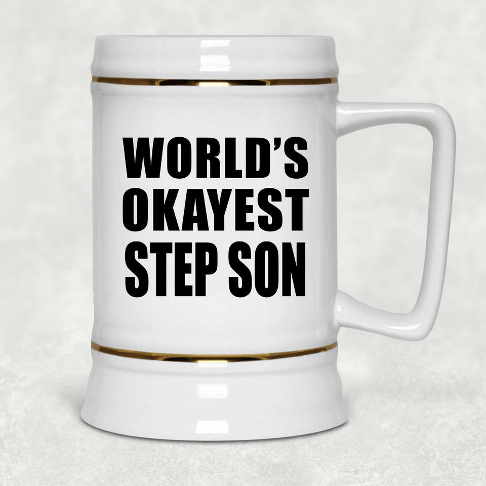 World's Okayest Step Son - Beer Stein