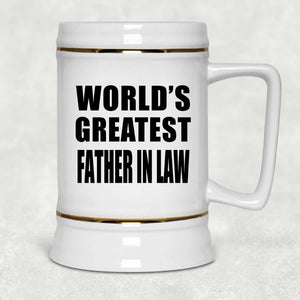 World's Greatest Father In Law - Beer Stein