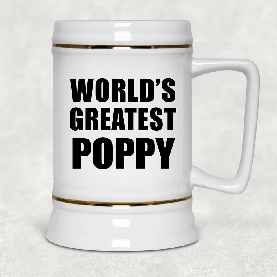 World's Greatest Poppy - Beer Stein