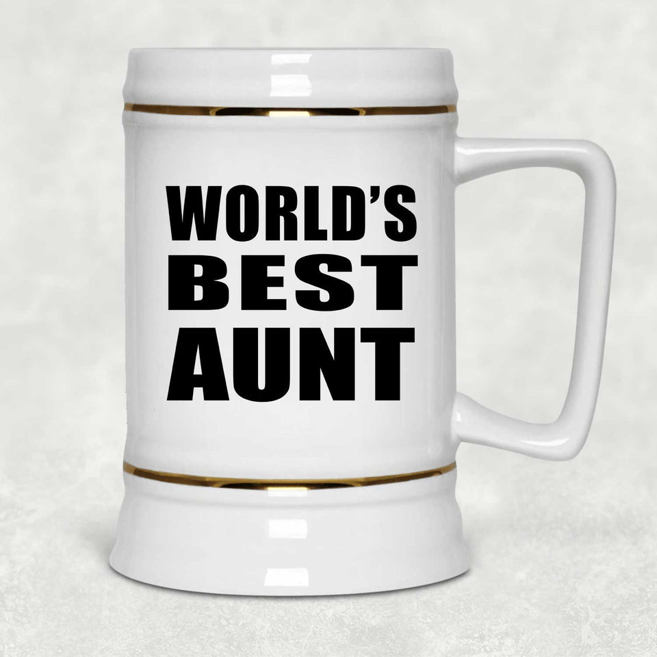 World's Best Aunt - Beer Stein