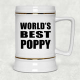 World's Best Poppy - Beer Stein