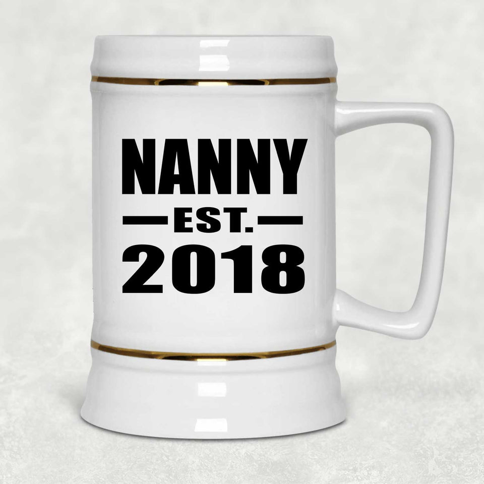 Nanny Established EST. 2018 - Beer Stein