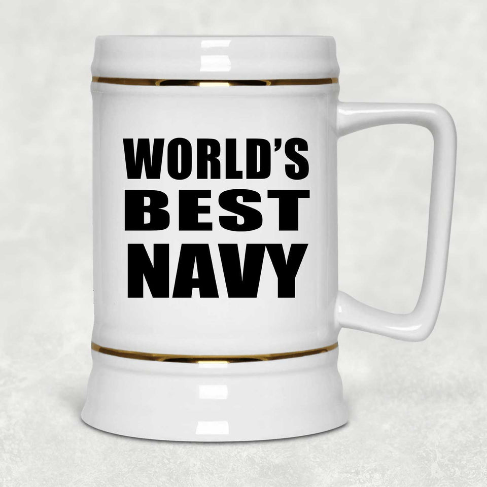 World's Best Navy - Beer Stein