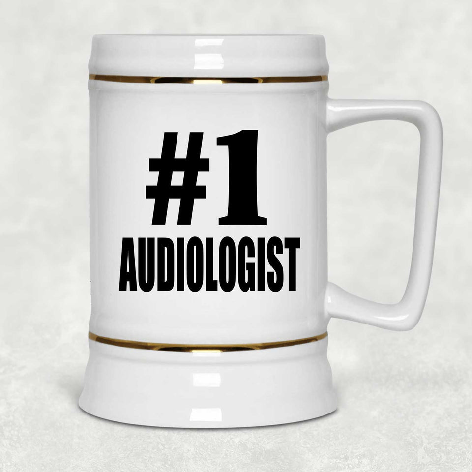 Number One #1 Audiologist - Beer Stein